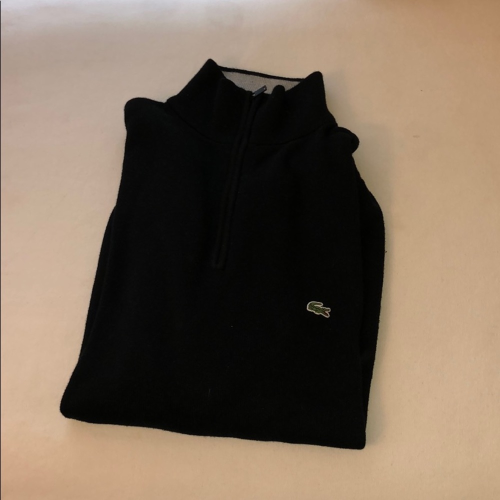 Lacoste half zip pull over